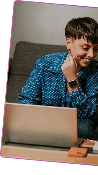 Team member with laptop